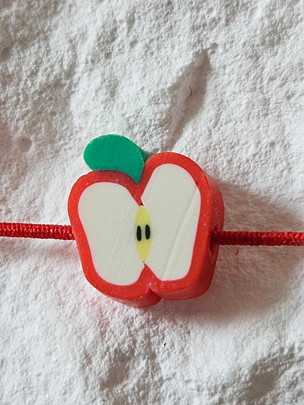 Glasband - Der Knackige Apfel - Rot