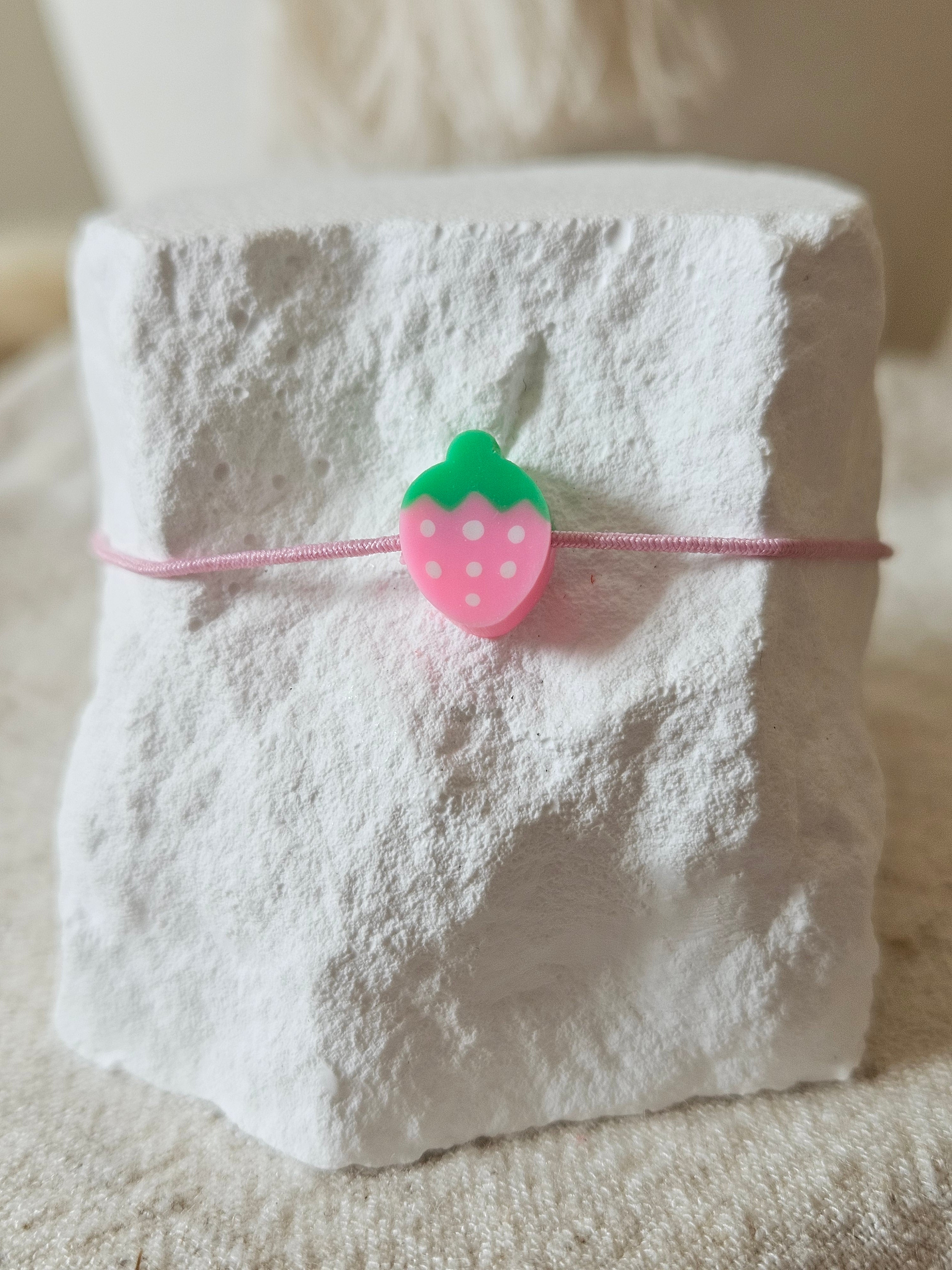 Glasband - Die Beerenstarke Erdbeere - Rosa