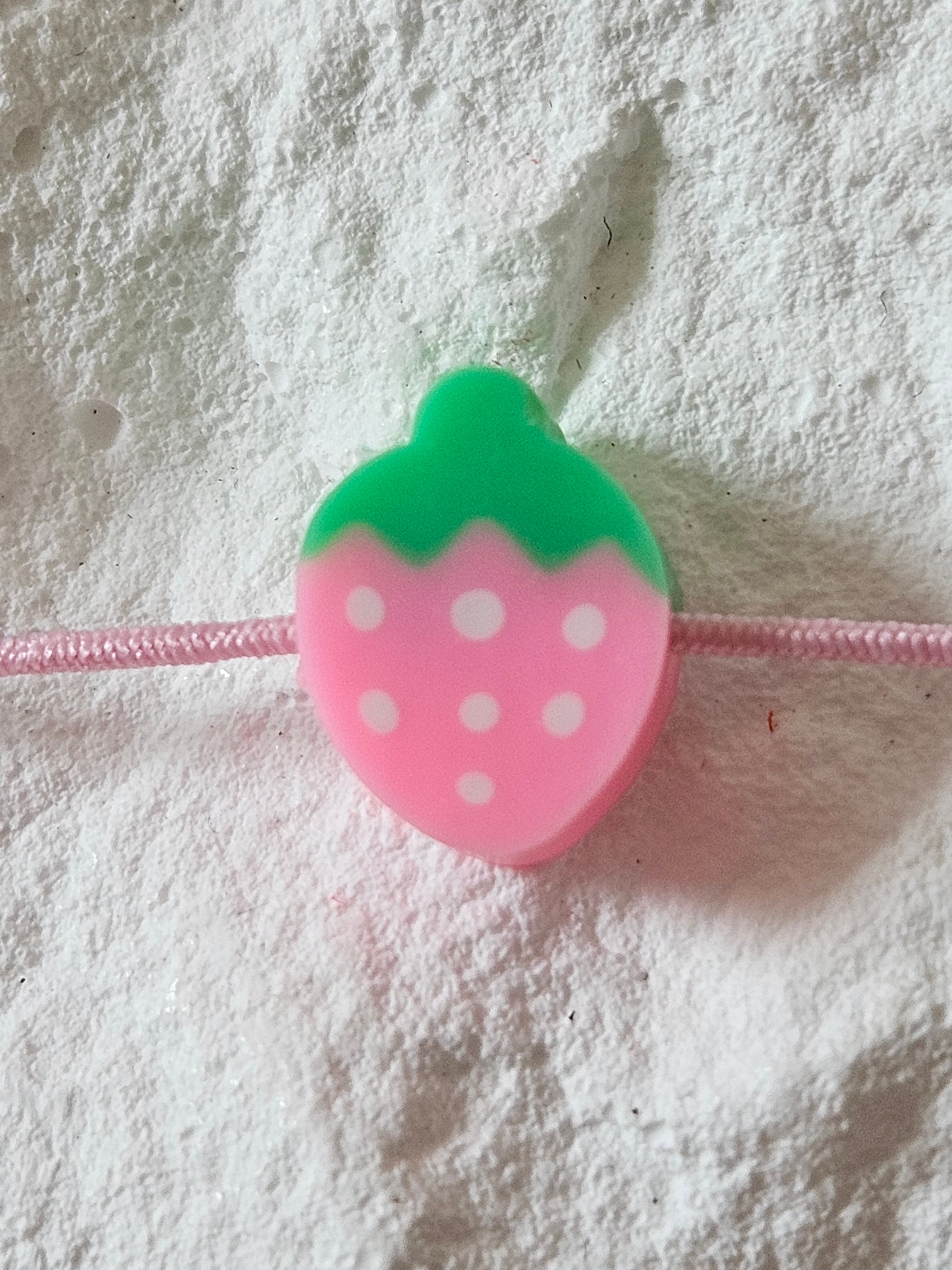 Glasband - Die Beerenstarke Erdbeere - Rosa