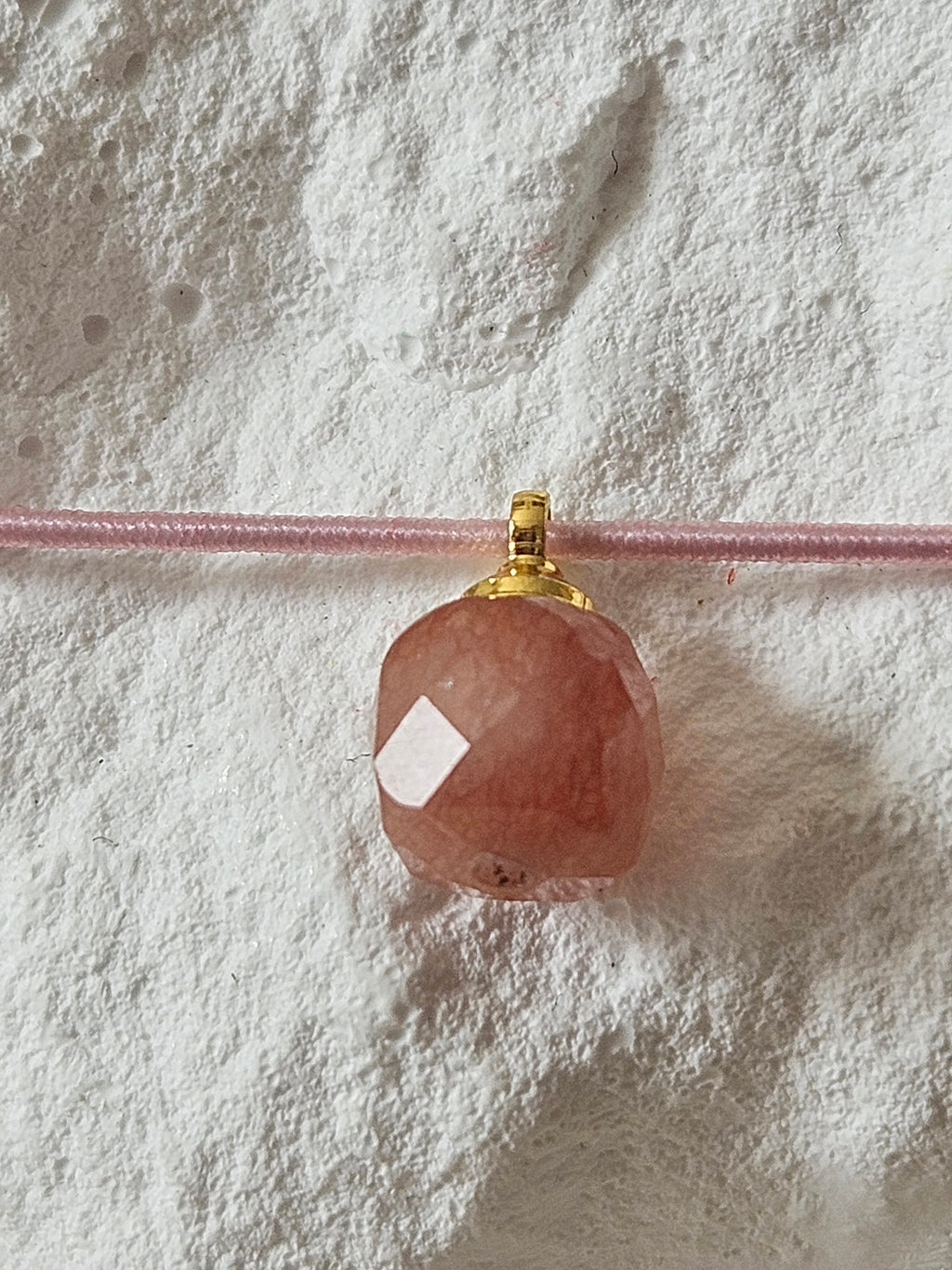 Glasband - Rhodonit - Erz-Rosa