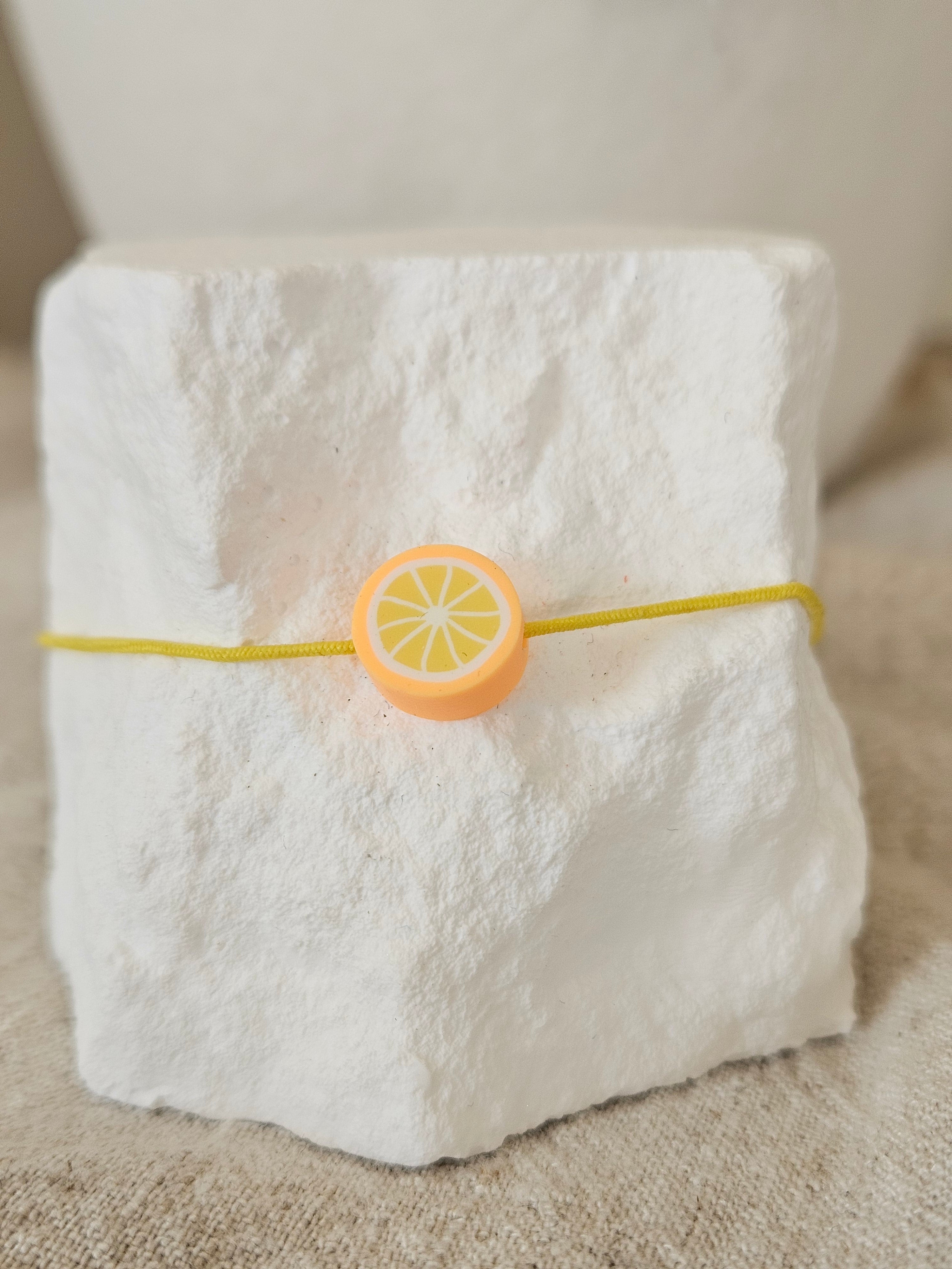 Glasband - Die Spritzige Orange - Gelb