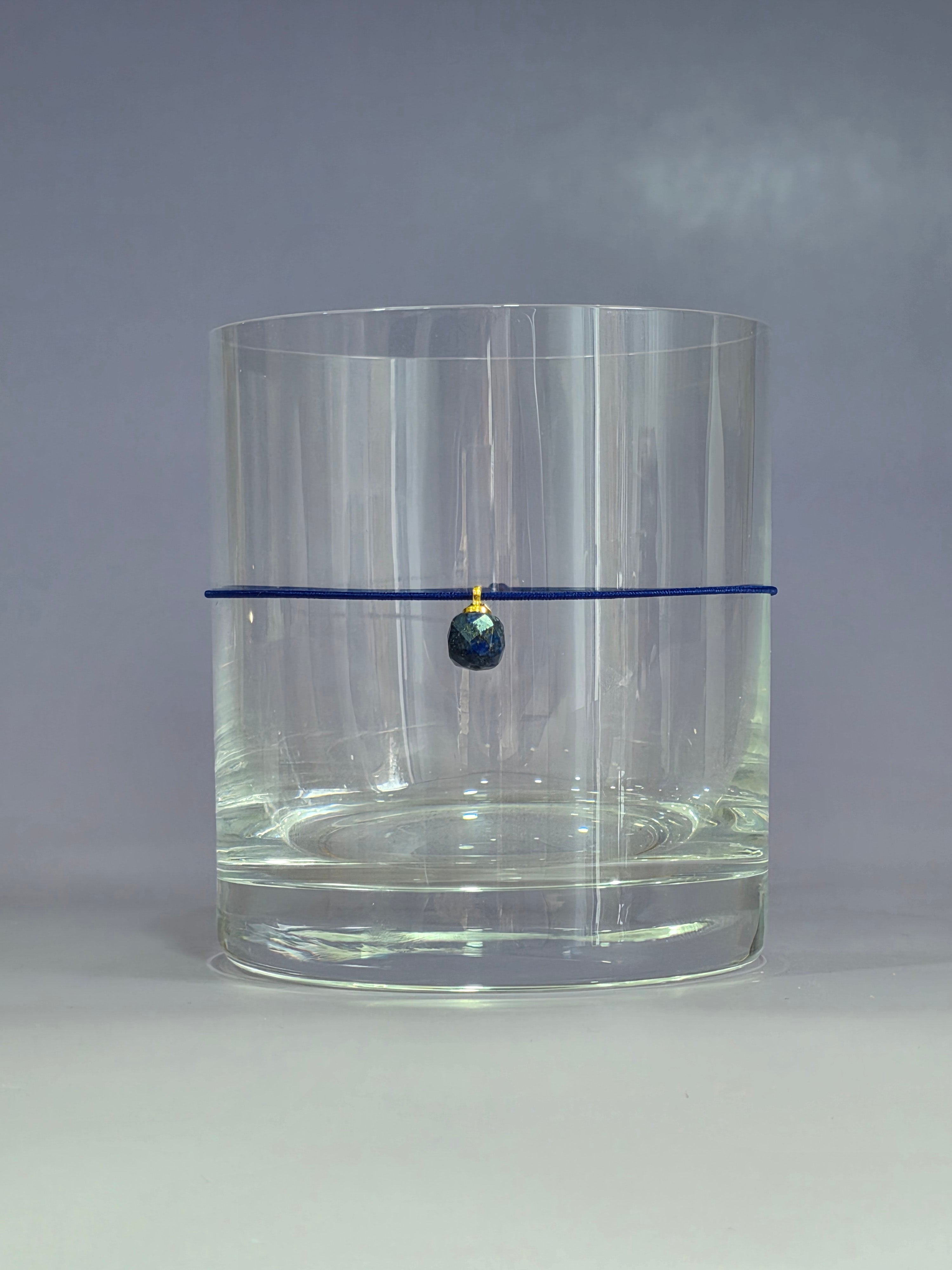 Glasband - Sodalith - Dunkelblau