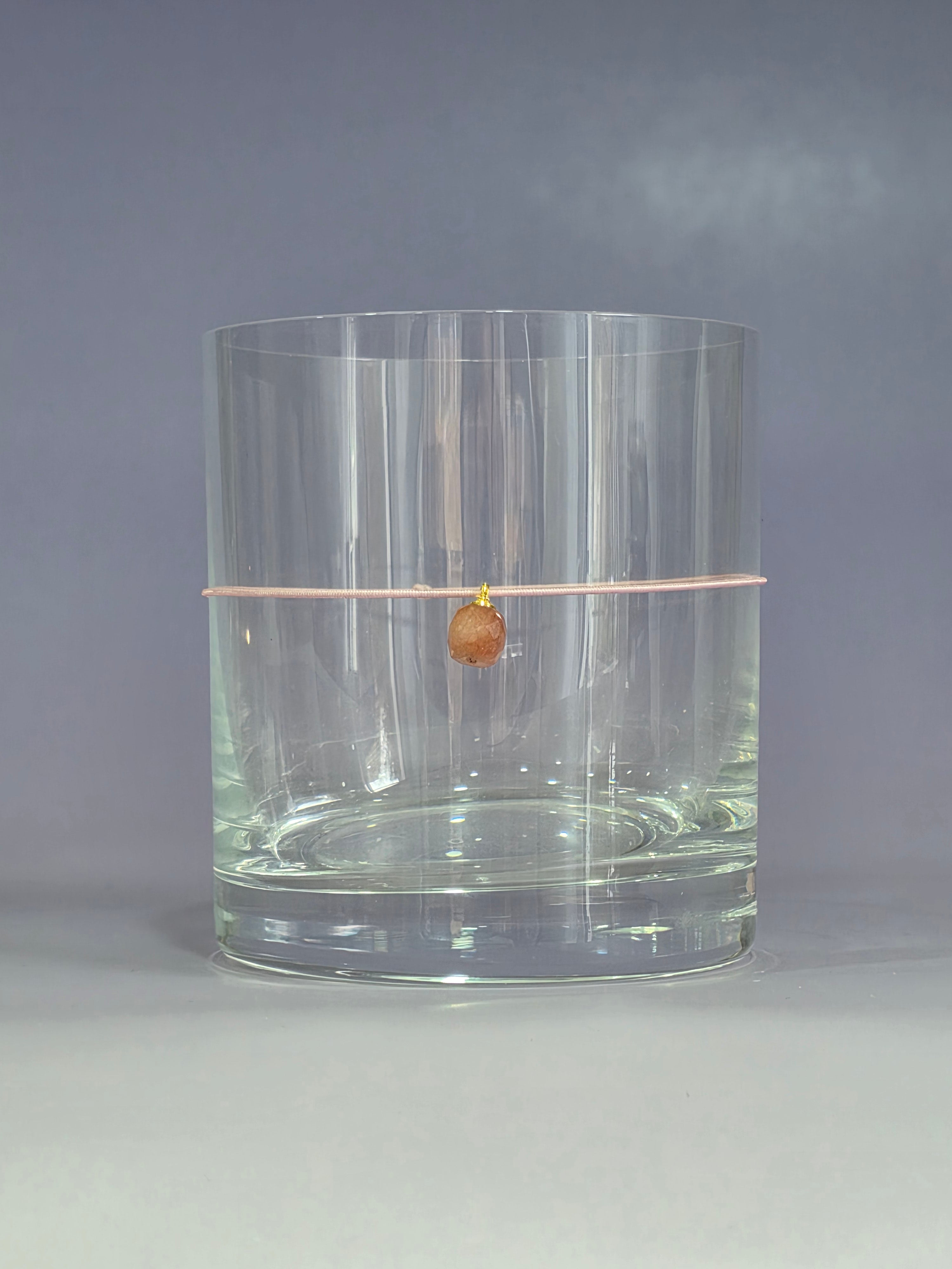 Glasband - Rhodonit - Erz-Rosa